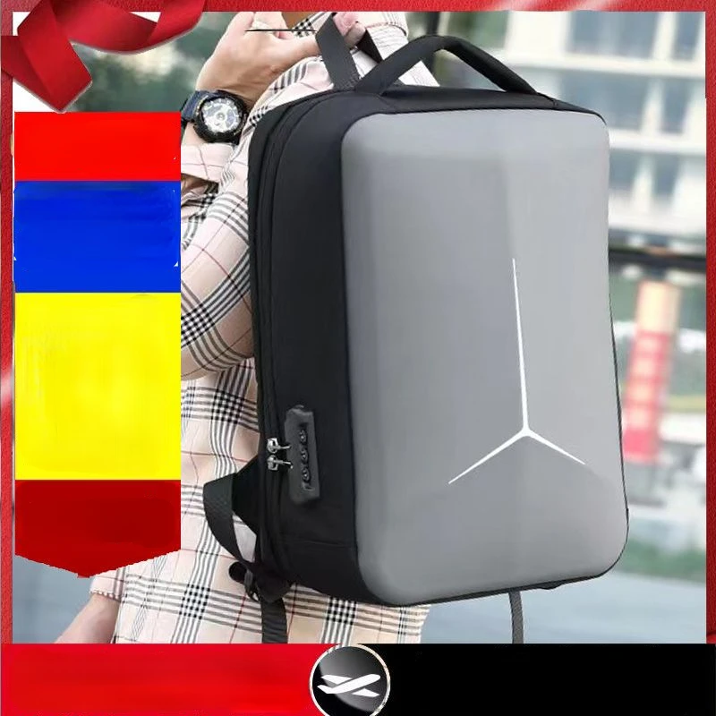 17,3-дюймовый рюкзак для ноутбука с водонепроницаемым корпусом и застежкой-молнией для студентов, водонепроницаемые мужские рюкзаки, сумки Mochila Hombre Q301 Изображение 5