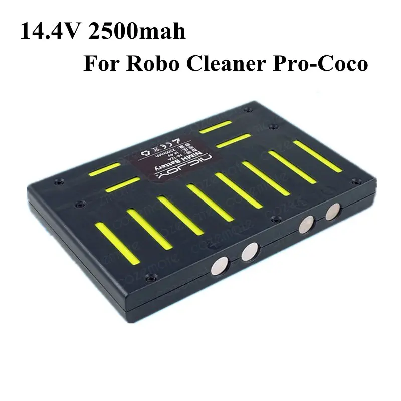 1шт 14,4 в 2500 мАч Ni-mh 14,4 в Nimh Аккумуляторная Батарея для Robo Cleaner Pro-coco 680T Умный Аккумулятор Робота-Подметальщика Изображение 0