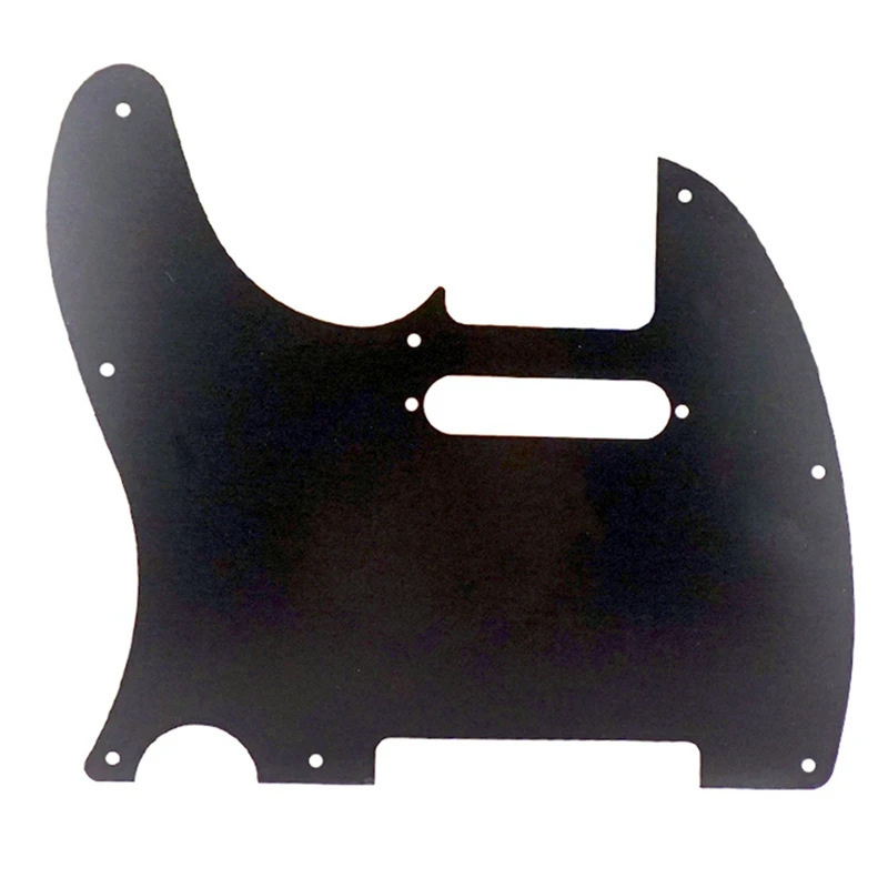 2X Черная/серебристая накладка для теле-гитары с 8 отверстиями, металлическая накладка для стандартной замены накладок Telecaster Изображение 5