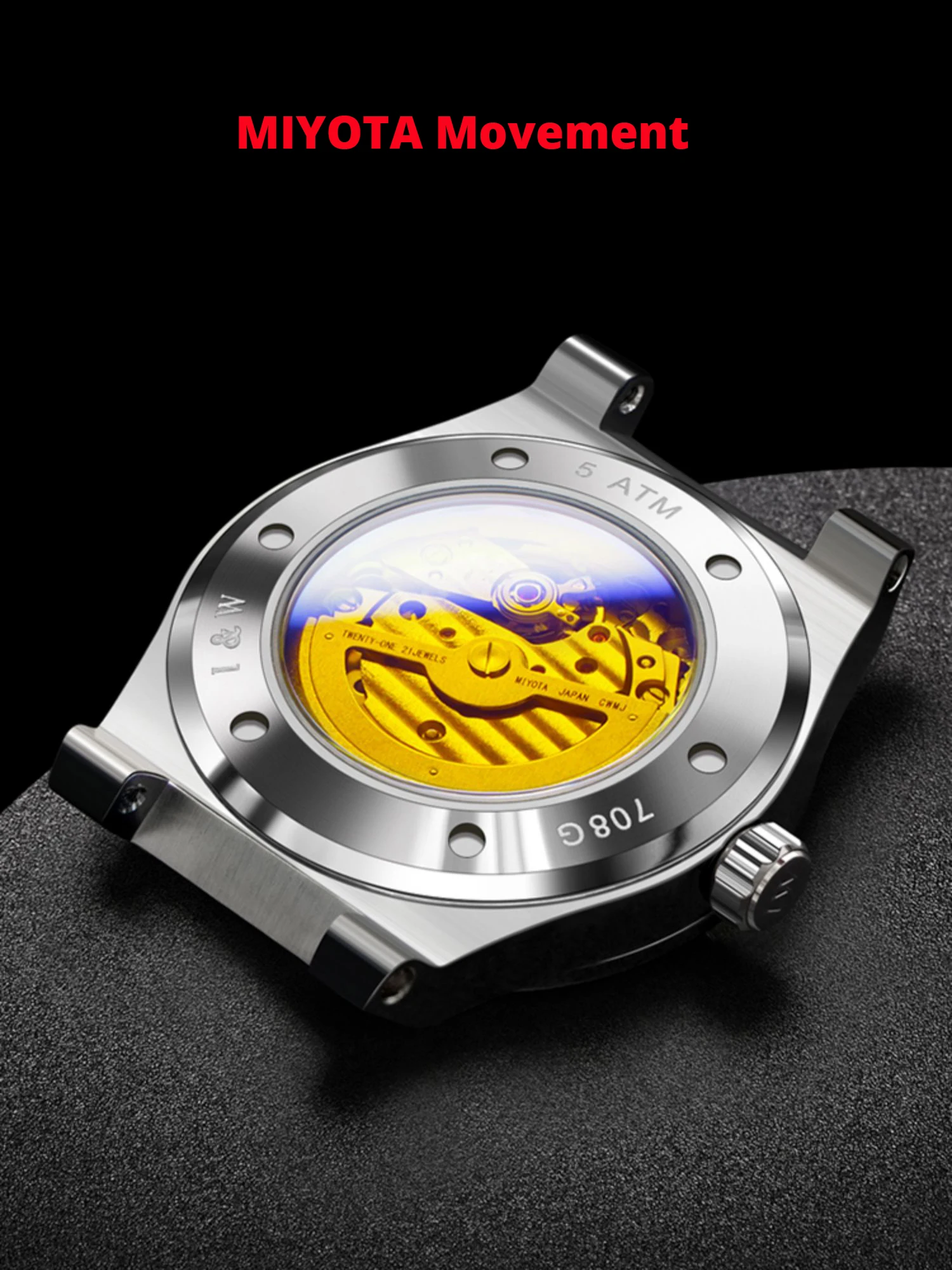 Reloj Hombre, мужские часы CARNIVAL от элитного бренда, часы с автоподзаводом, с секундной стрелкой, сапфировые водонепроницаемые часы со светящимся покрытием 5 бар Изображение 5