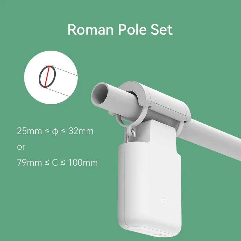 Xiaomi Mijia Smart Curtain Companion Для Подвешивания И использования Для U-/ I-Образной Дорожки Римского Шеста С Электрическим Пультом Дистанционного Управления Нужен Сетчатый Шлюз BT Изображение 4