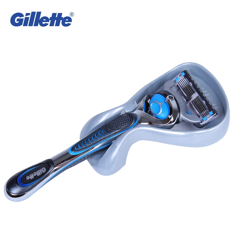 Бритвенные лезвия Gillette Fusion, охлаждающая бритва Proshield FlexBall, 1 ручка, 1 лезвие, безопасные прямые бритвы для мужчин Изображение 3