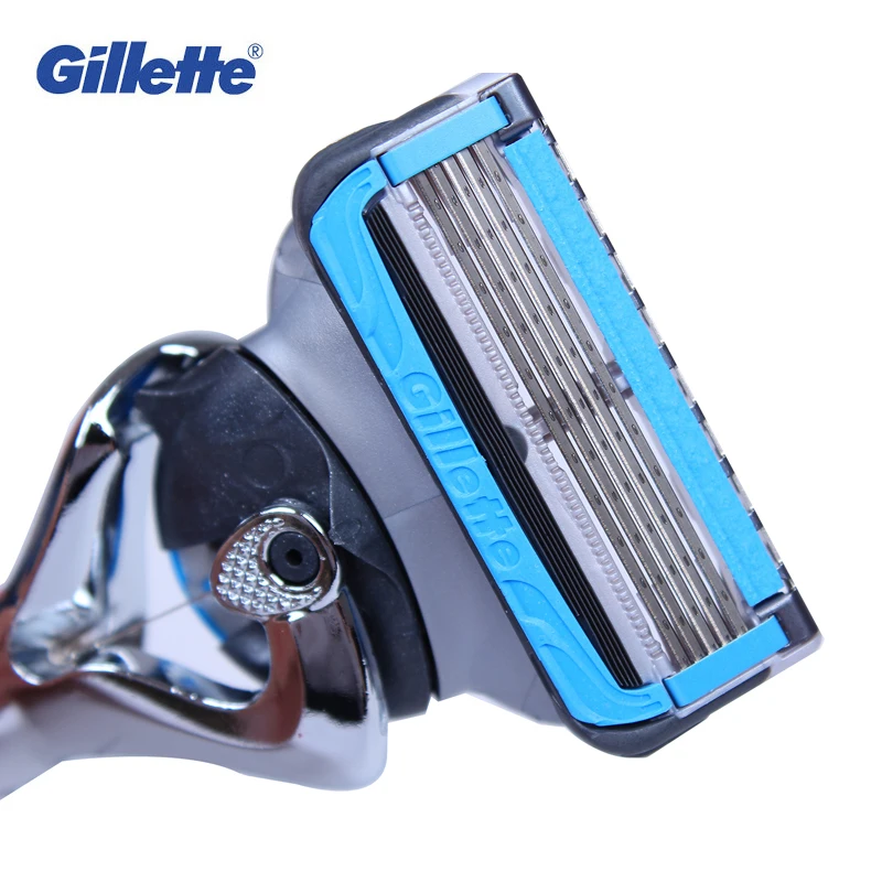 Бритвенные лезвия Gillette Fusion, охлаждающая бритва Proshield FlexBall, 1 ручка, 1 лезвие, безопасные прямые бритвы для мужчин Изображение 4