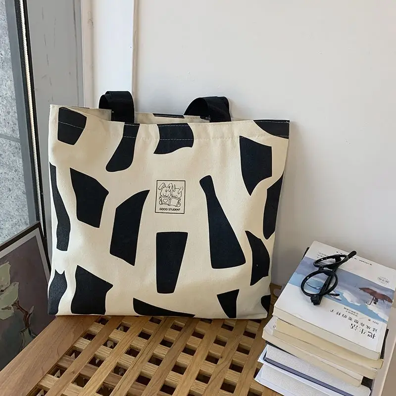 Дорожная сумка, женская холщовая сумка, сумки для женщин, ins, Маленькая дизайнерская сумка через плечо в корейском стиле, ручная хозяйственная сумка Изображение 3