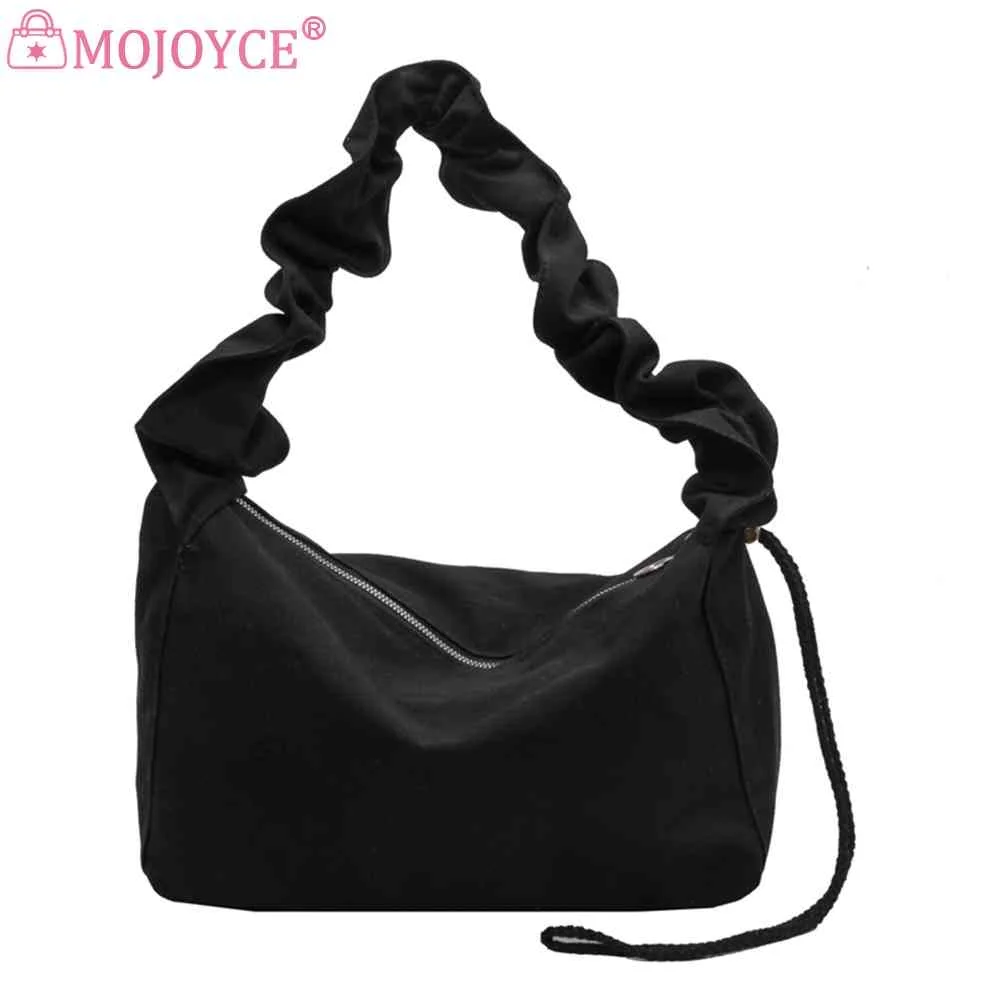 Женские сумки-тоут на шнурке, модная женская сумка для поездок на работу, плиссированная портативная однотонная женская элегантная сумочка большой емкости Изображение 0