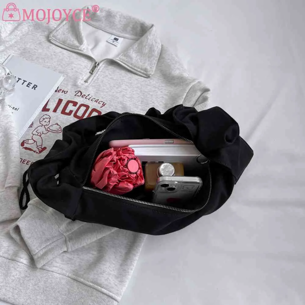 Женские сумки-тоут на шнурке, модная женская сумка для поездок на работу, плиссированная портативная однотонная женская элегантная сумочка большой емкости Изображение 3