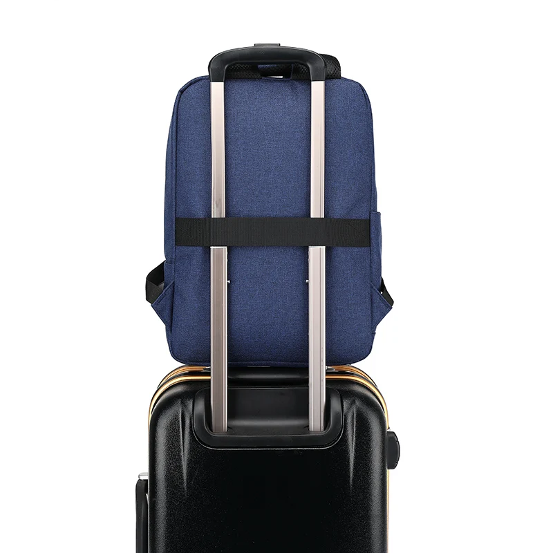Женский Мужской Оксфордский деловой рюкзак, 16-дюймовая сумка для ноутбука, Сумки для школьных учебников, Водонепроницаемые дорожные рюкзаки с USB-зарядкой Изображение 4