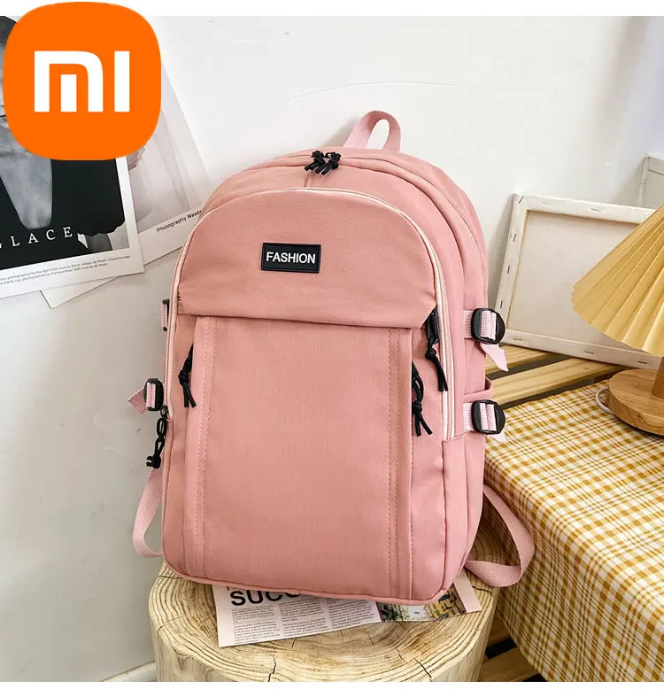 Женский рюкзак Xiaomi большой емкости, трендовая школьная сумка для старшеклассников, студенческая сумка для кампуса, рюкзак для путешествий на открытом воздухе Изображение 0
