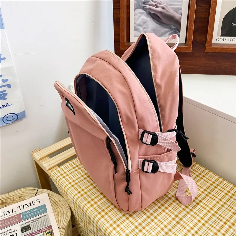 Женский рюкзак Xiaomi большой емкости, трендовая школьная сумка для старшеклассников, студенческая сумка для кампуса, рюкзак для путешествий на открытом воздухе Изображение 4