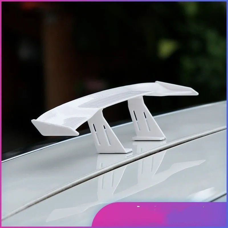 Задний Спойлер Автомобиля Mini Wings Маленькая Модель Украшения Автоаксессуары Черный Синий Красный Белый Серый GT Style Winglet для автомобиля Mazda Изображение 4