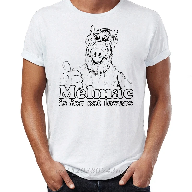 Мужские футболки в стиле хип-хоп Alf Life Form Melmac, потрясающие футболки с рисунком уличных парней, Swag, 100% Хлопок, Camiseta Изображение 0