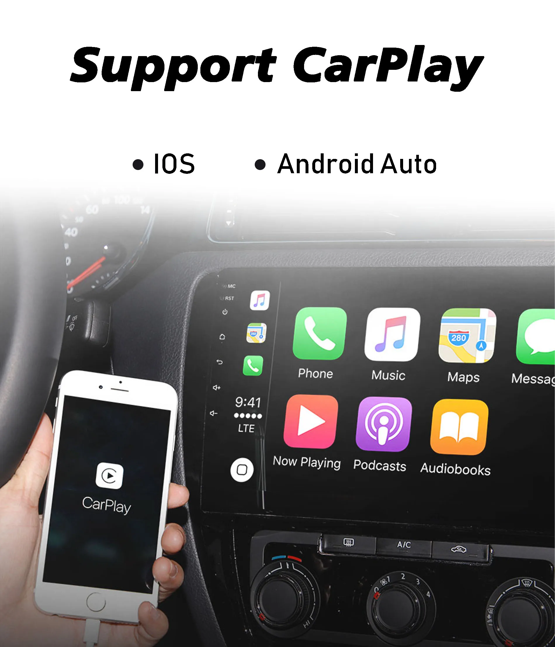 Мультимедиа для GAZ Gazelle Next 2013-2021 2 Din Автомагнитола Android Стерео Авторадио Навигация GPS Головное устройство Carplay Android Auto Изображение 3