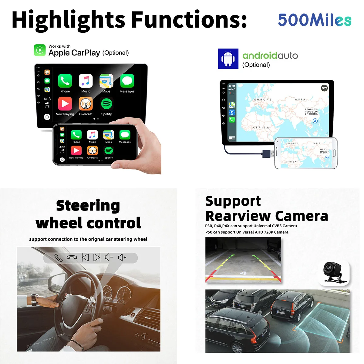 Мультимедиа для GAZ Gazelle Next 2013-2021 2 Din Автомагнитола Android Стерео Авторадио Навигация GPS Головное устройство Carplay Android Auto Изображение 4