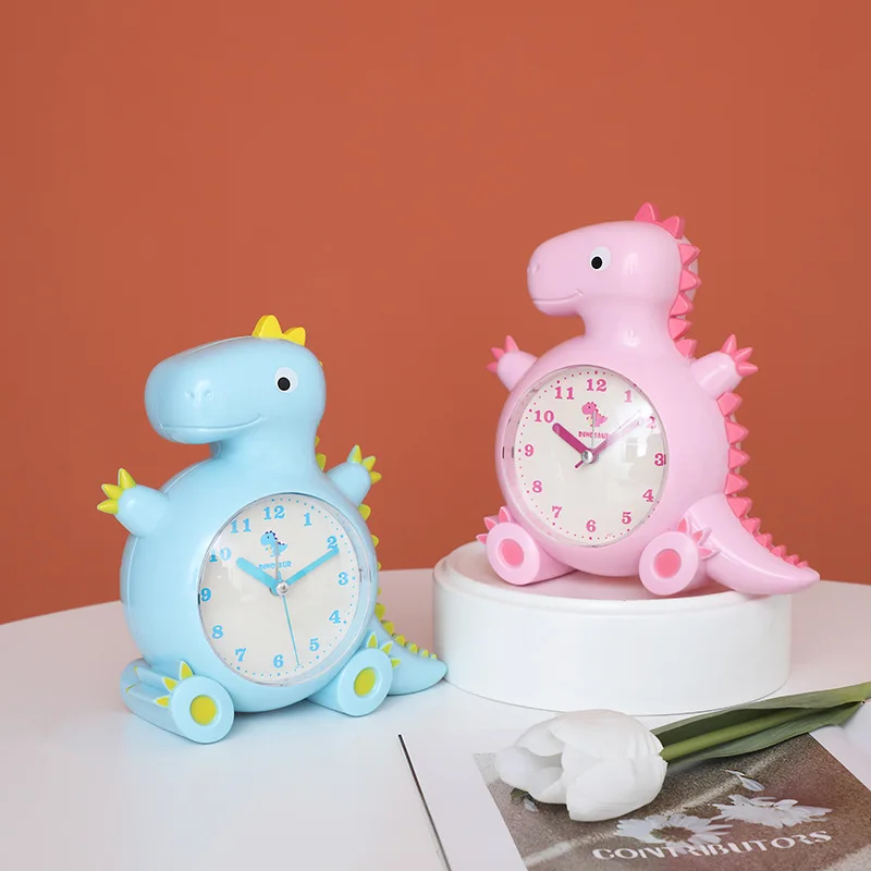 Новый будильник с динозавром, Детский Светодиодный цифровой настольный Декор, Подарки для домашнего Офиса, Поделки, Украшение для людей, подарки Изображение 2