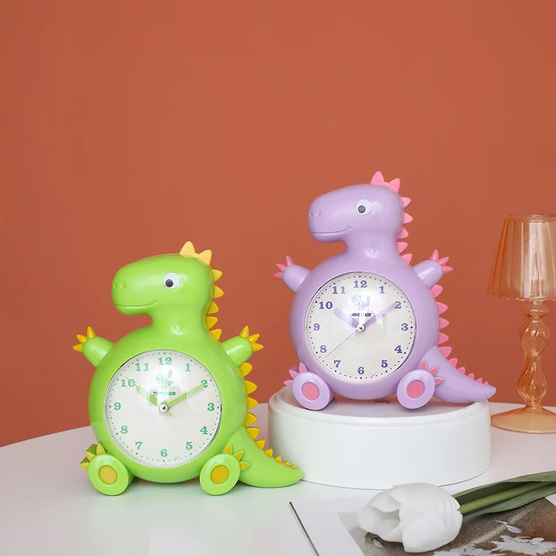 Новый будильник с динозавром, Детский Светодиодный цифровой настольный Декор, Подарки для домашнего Офиса, Поделки, Украшение для людей, подарки Изображение 3