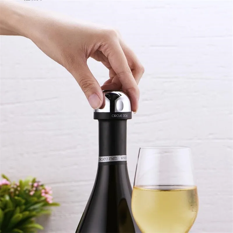 Пробка для шампанского для игристого вина Youpin Circle Joy Мини-винная пробка с поворотным замком, силикон для эффективного сохранения в вакууме Изображение 1
