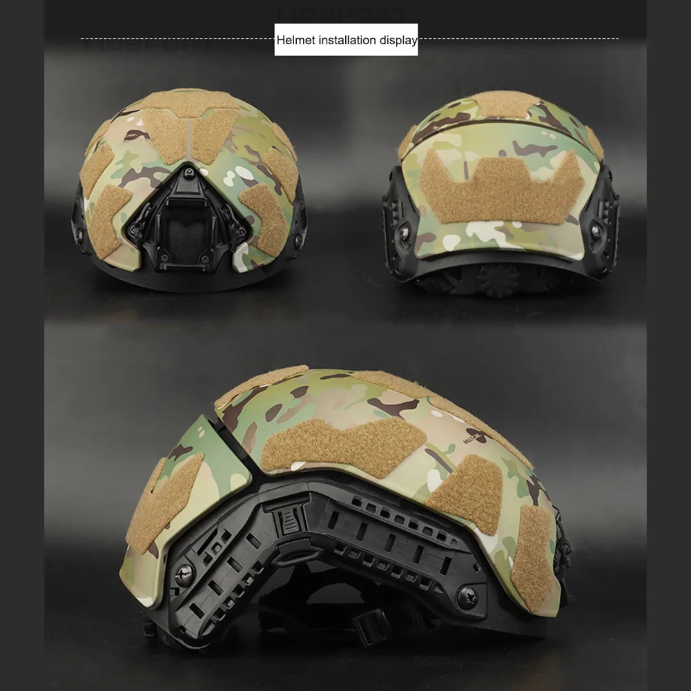 Щит тактического шлема, защита шлема, Утолщенная легкая защитная пластина для военных стрелковых принадлежностей, Тактическое снаряжение Изображение 1